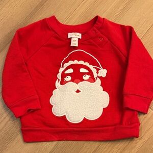 Cat & Jack Red Santa Sweatshirt